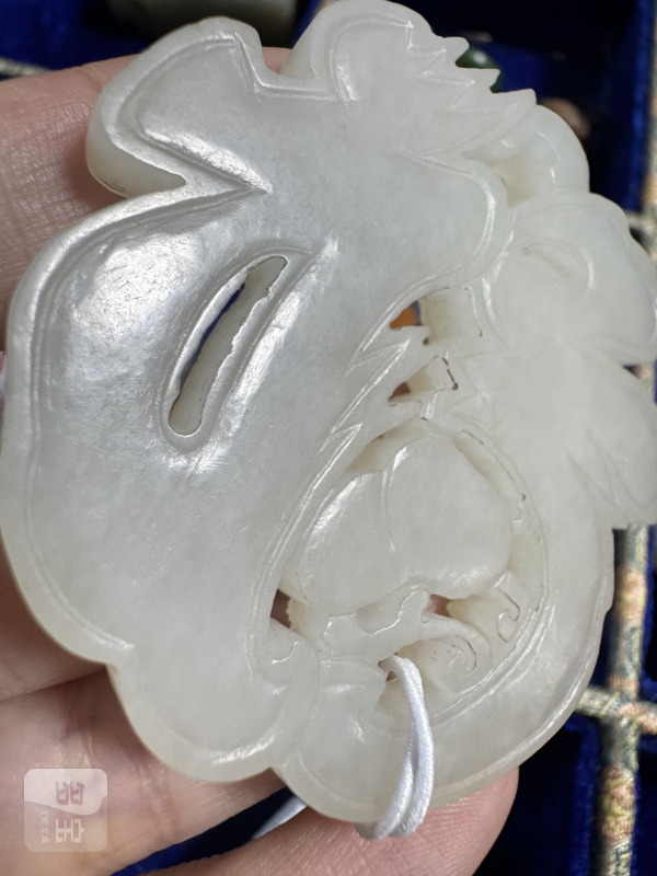 清 玉福寿双全纹牌 - 图7